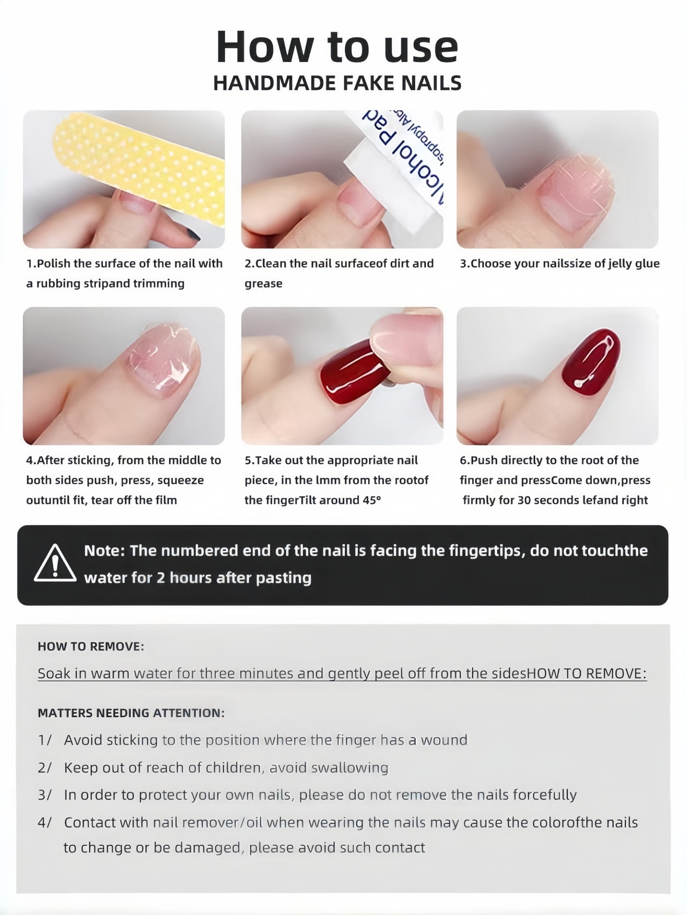 10-delige set met handgeschild - Korean Girls Lifestyle recensie en prijs